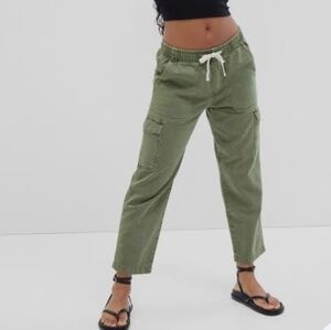 Gap Denim Easy Jean Mid Rise Baggy Cargo Pants Medium Utility Gorpcore